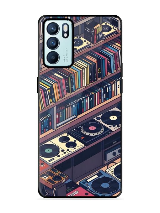 Music Lover'S Haven Glossy Soft Edge Case for Oppo Reno 6 (5G) Chachhi