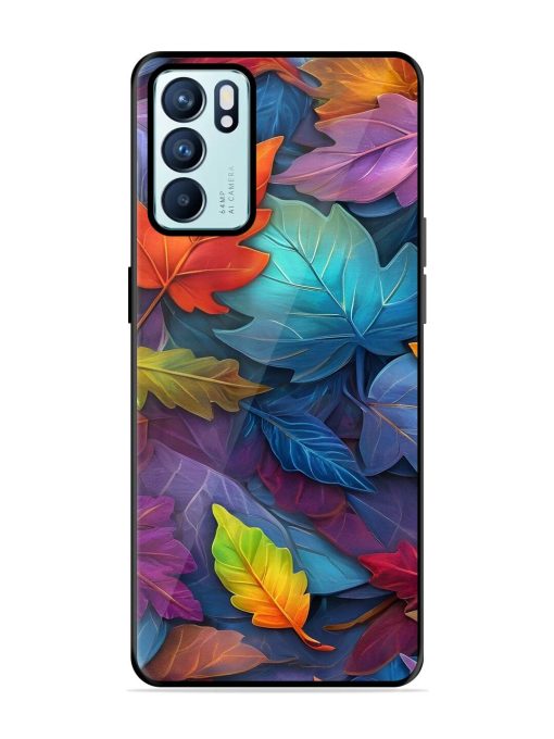 Autumn'S Embrace Glossy Soft Edge Case for Oppo Reno 6 (5G) Chachhi