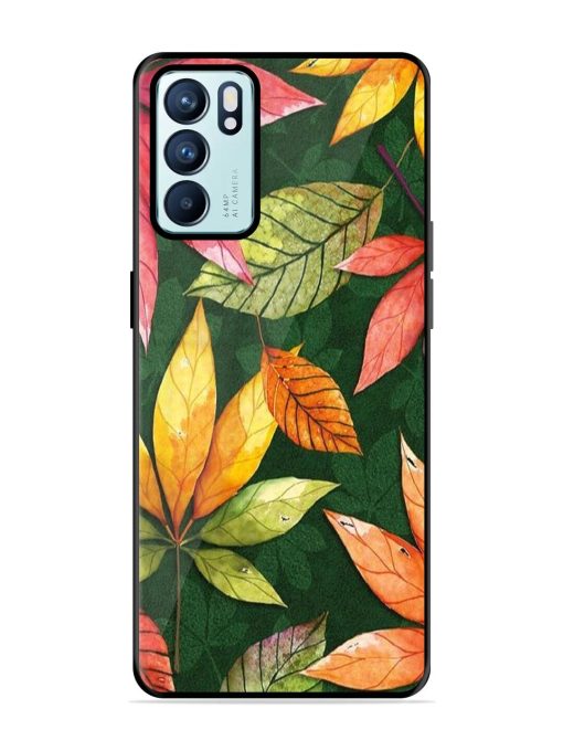 Autumn'S Embrace Glossy Soft Edge Case for Oppo Reno 6 (5G) Chachhi