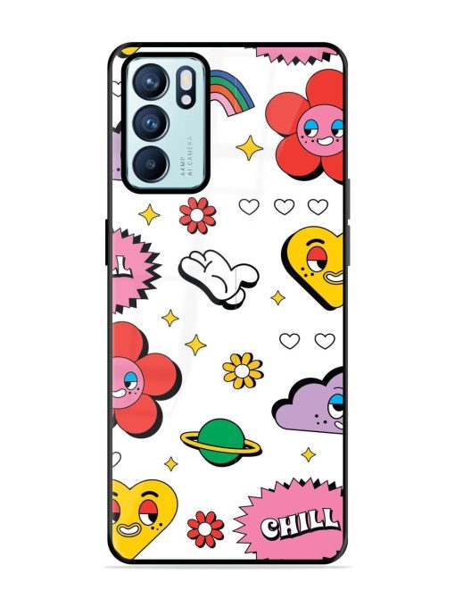 Whimsical Wonderland Glossy Soft Edge Case for Oppo Reno 6 (5G) Chachhi