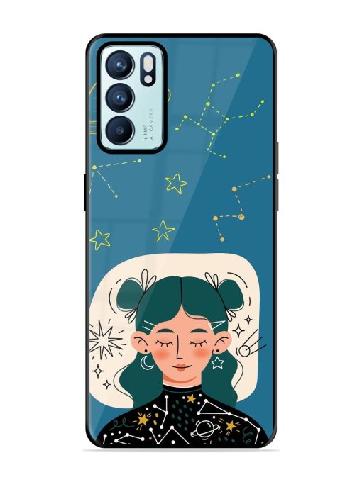 Cosmic Daydreamer Glossy Soft Edge Case for Oppo Reno 6 (5G)