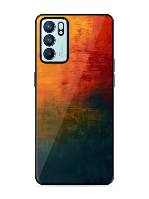 Golden Hour Canvas Glossy Soft Edge Case for Oppo Reno 6 (5G)