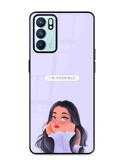 Im Possible Glossy Soft Edge Case for Oppo Reno 6 (5G) Chachhi