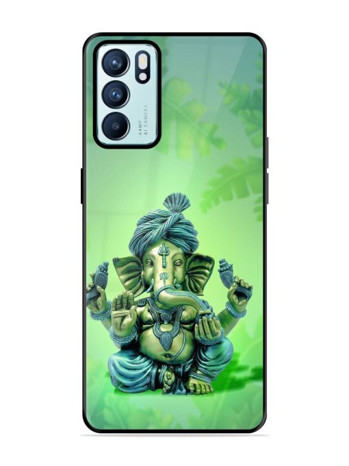 Ganesha, The Remover Of Obstacles Glossy Soft Edge Case for Oppo Reno 6 (5G) Chachhi