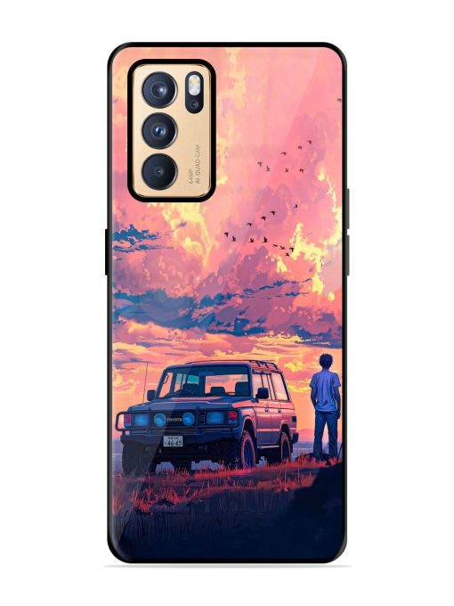 Solitude'S Horizon Glossy Soft Edge Case for Oppo Reno 6 Pro (5G) Chachhi