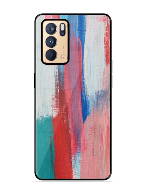 Colorful Chaos Glossy Soft Edge Case for Oppo Reno 6 Pro (5G) Chachhi