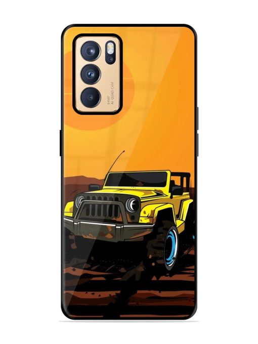 Sunset Cruise Glossy Soft Edge Case for Oppo Reno 6 Pro (5G) Chachhi