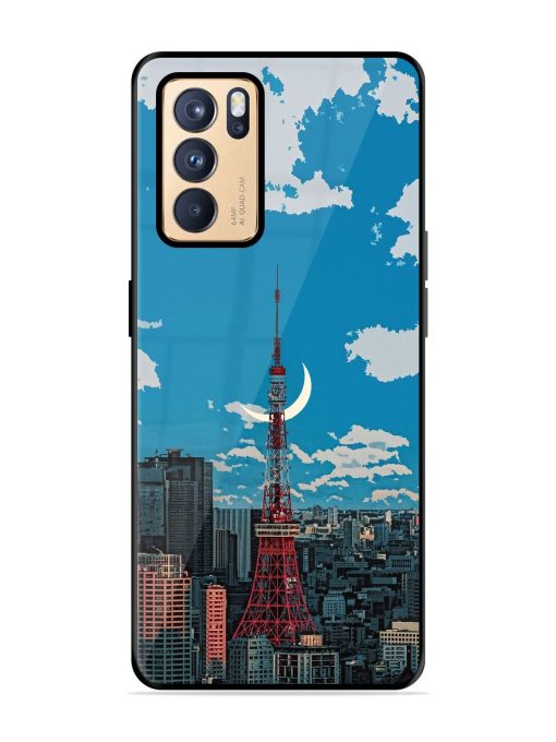 Tokyo Twilight Glossy Soft Edge Case for Oppo Reno 6 Pro (5G) Chachhi