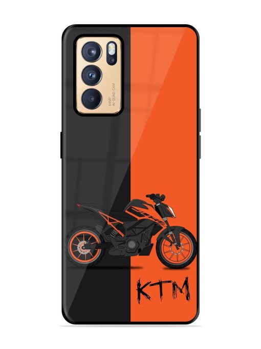 Orange Beast Glossy Soft Edge Case for Oppo Reno 6 Pro (5G) Chachhi