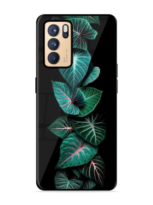 Emerald Elegance Glossy Soft Edge Case for Oppo Reno 6 Pro (5G) Chachhi