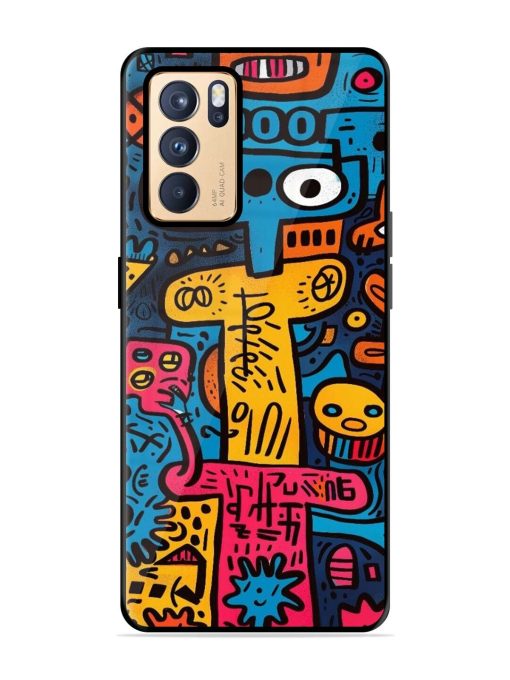 Doodletopia Glossy Soft Edge Case for Oppo Reno 6 Pro (5G) Chachhi