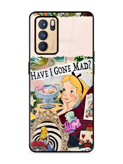 Mad Hatter'S Collage Glossy Soft Edge Case for Oppo Reno 6 Pro (5G) Chachhi