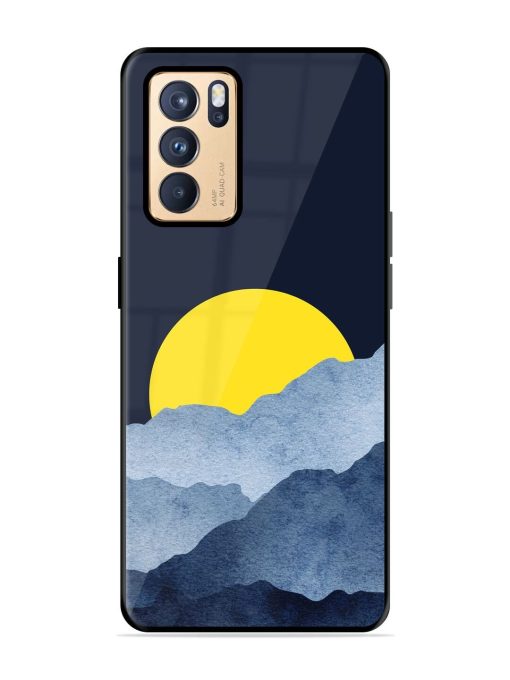 Golden Hour Horizon Glossy Soft Edge Case for Oppo Reno 6 Pro (5G) Chachhi