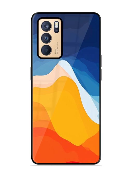 Liquid Landscape Glossy Soft Edge Case for Oppo Reno 6 Pro (5G) Chachhi