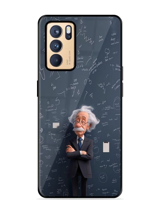 Albert Einstein Glossy Soft Edge Case for Oppo Reno 6 Pro (5G) Chachhi