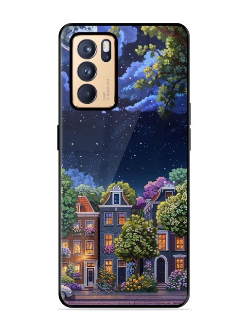 Moonlit Streets Glossy Soft Edge Case for Oppo Reno 6 Pro (5G) Chachhi