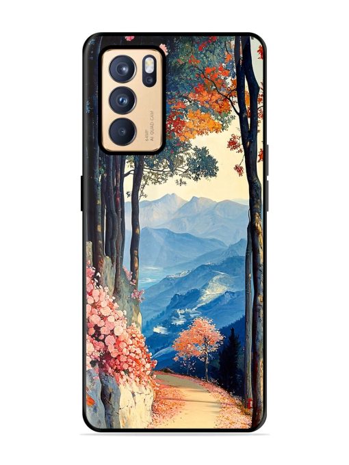 Mountainside Serenity Glossy Soft Edge Case for Oppo Reno 6 Pro (5G) Chachhi