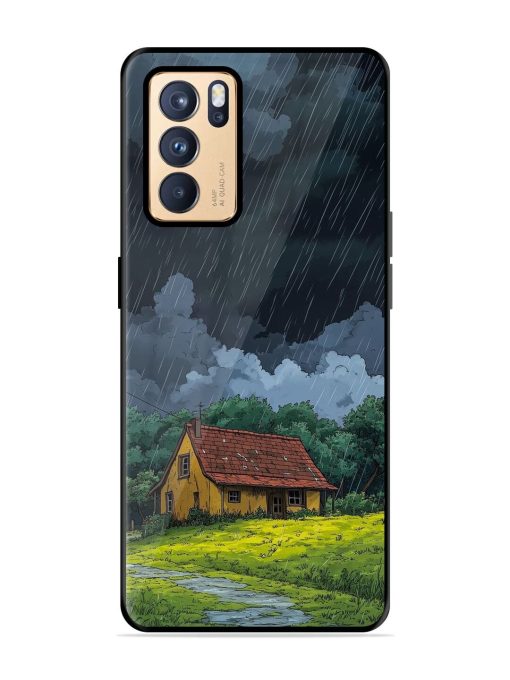 Rainy Day Retreat Glossy Soft Edge Case for Oppo Reno 6 Pro (5G) Chachhi