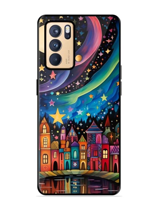 Starlit Village Glossy Soft Edge Case for Oppo Reno 6 Pro (5G) Chachhi