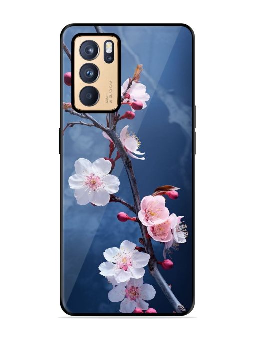 Delicate Blossoms Glossy Soft Edge Case for Oppo Reno 6 Pro (5G) Chachhi