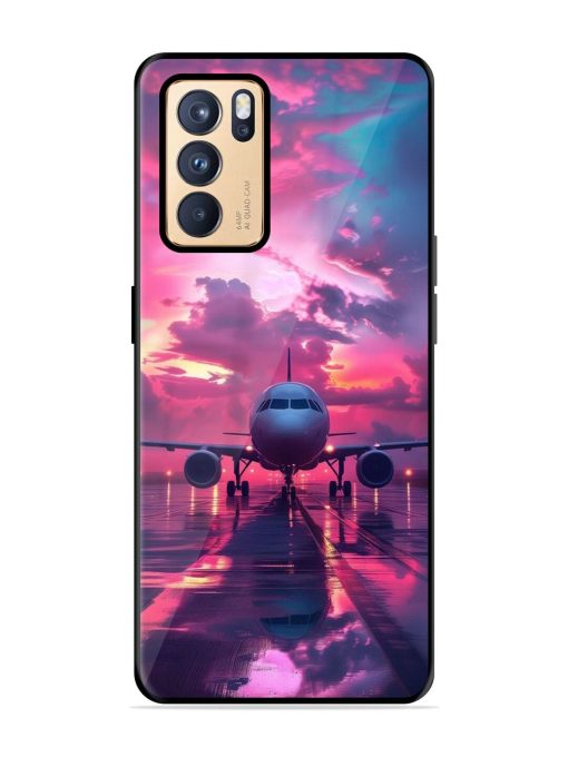 Neon Runway Glossy Soft Edge Case for Oppo Reno 6 Pro (5G) Chachhi