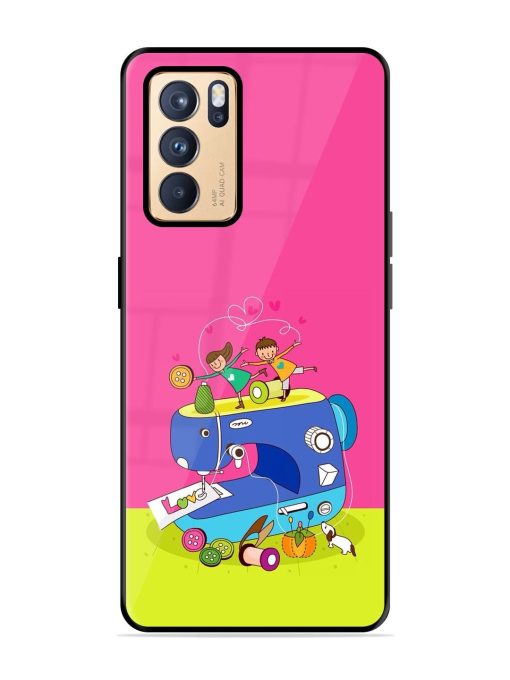 Sew Cute Glossy Soft Edge Case for Oppo Reno 6 Pro (5G) Chachhi