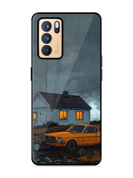 Rainy Day Retreat Glossy Soft Edge Case for Oppo Reno 6 Pro (5G) Chachhi