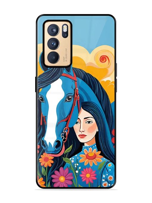 Equine Enchantment Glossy Soft Edge Case for Oppo Reno 6 Pro (5G) Chachhi