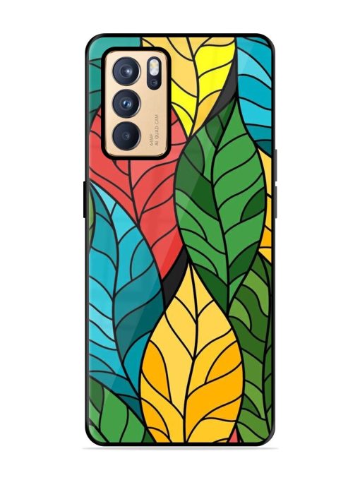 Foliage Fiesta Glossy Soft Edge Case for Oppo Reno 6 Pro (5G)