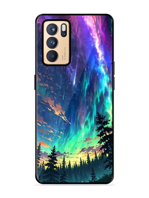 Cosmic Canvas Glossy Soft Edge Case for Oppo Reno 6 Pro (5G) Chachhi