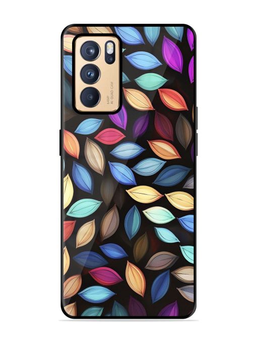 Colorful Kaleidoscope Glossy Soft Edge Case for Oppo Reno 6 Pro (5G) Chachhi