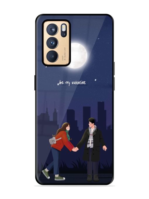 Moonlight Proposal Glossy Soft Edge Case for Oppo Reno 6 Pro (5G) Chachhi