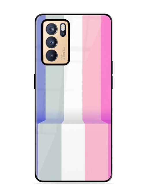 Pastel Palette Glossy Soft Edge Case for Oppo Reno 6 Pro (5G)