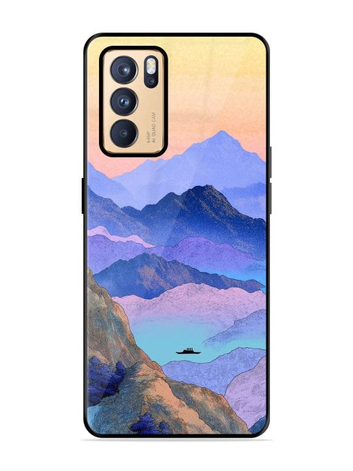 Mountain Mist Glossy Soft Edge Case for Oppo Reno 6 Pro (5G) Chachhi