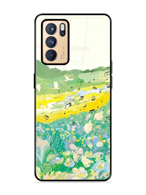 Melody In Bloom Glossy Soft Edge Case for Oppo Reno 6 Pro (5G) Chachhi