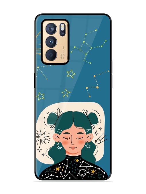 Cosmic Daydreamer Glossy Soft Edge Case for Oppo Reno 6 Pro (5G) Chachhi