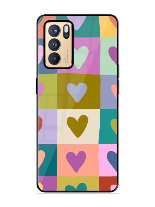 Box Of Hearts Glossy Soft Edge Case for Oppo Reno 6 Pro (5G) Chachhi