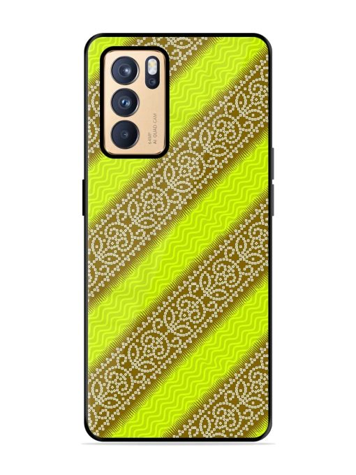 Golden Bandana Bliss Glossy Soft Edge Case for Oppo Reno 6 Pro (5G) Chachhi