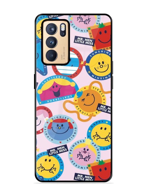 Whimsical Mr. Men & Little Miss Glossy Soft Edge Case for Oppo Reno 6 Pro (5G) Chachhi