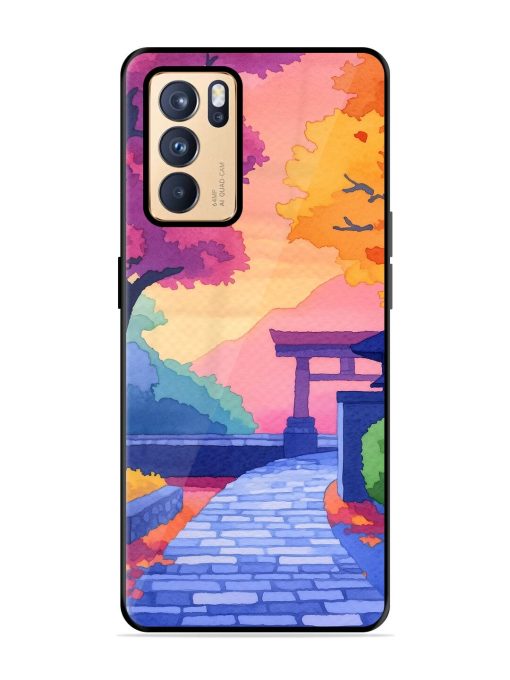 Autumnal Serenity Glossy Soft Edge Case for Oppo Reno 6 Pro (5G) Chachhi