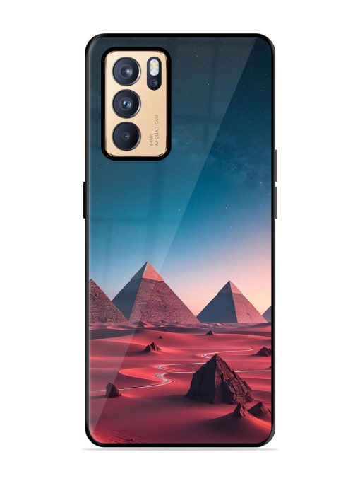 Ancient Wonders Sky Glossy Soft Edge Case for Oppo Reno 6 Pro (5G) Chachhi