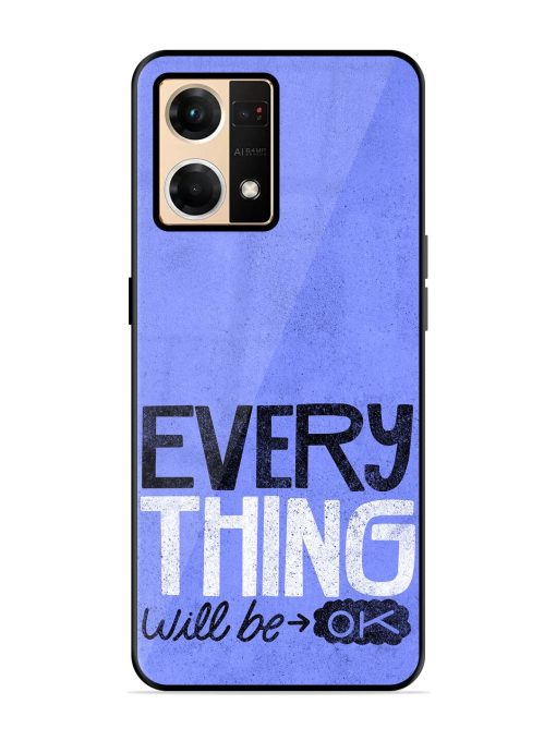 Hopeful Hues Glossy Soft Edge Case for Oppo Reno 7 (4G) Chachhi