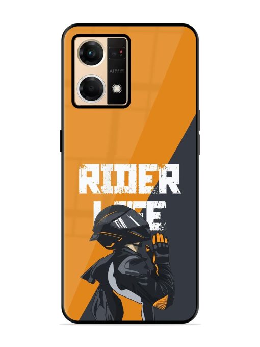 Ride Never Ends Glossy Soft Edge Case for Oppo Reno 7 (4G) Chachhi