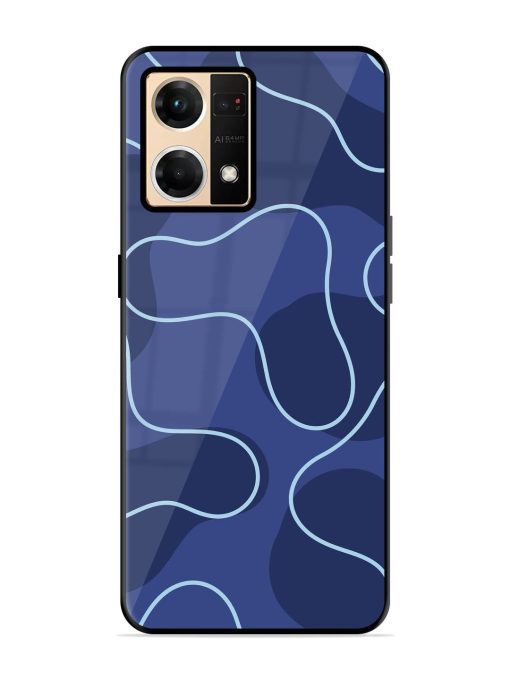 Midnight Maze Glossy Soft Edge Case for Oppo Reno 7 (4G)