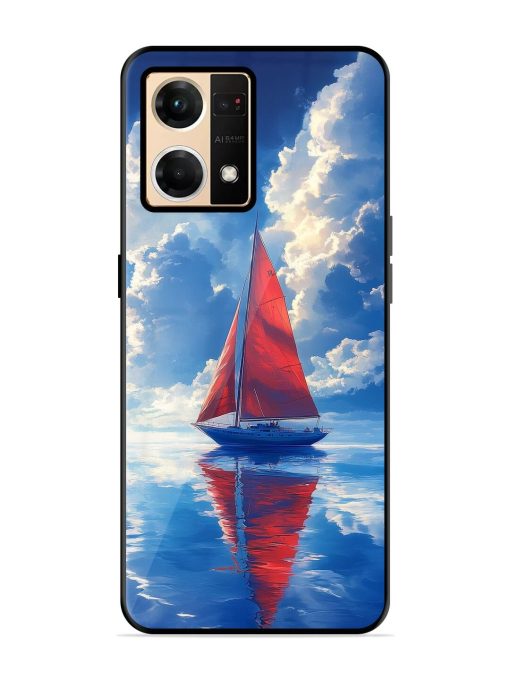 Crimson Sails Glossy Soft Edge Case for Oppo Reno 7 (4G) Chachhi