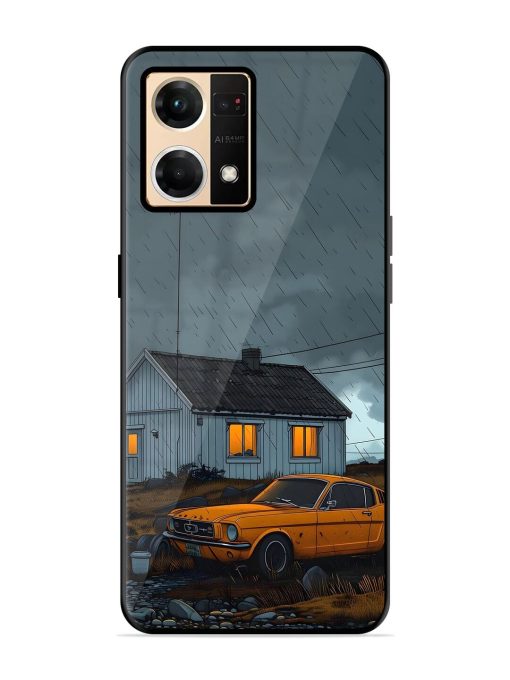 Rainy Day Retreat Glossy Soft Edge Case for Oppo Reno 7 (4G) Chachhi