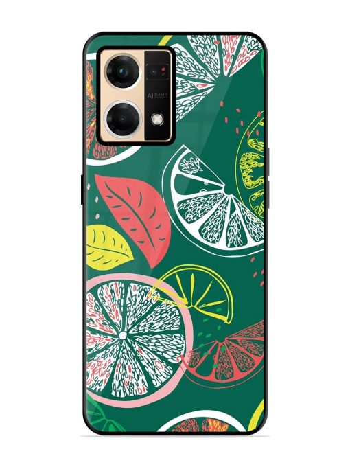 Citrus Symphony Glossy Soft Edge Case for Oppo Reno 7 (4G) Chachhi