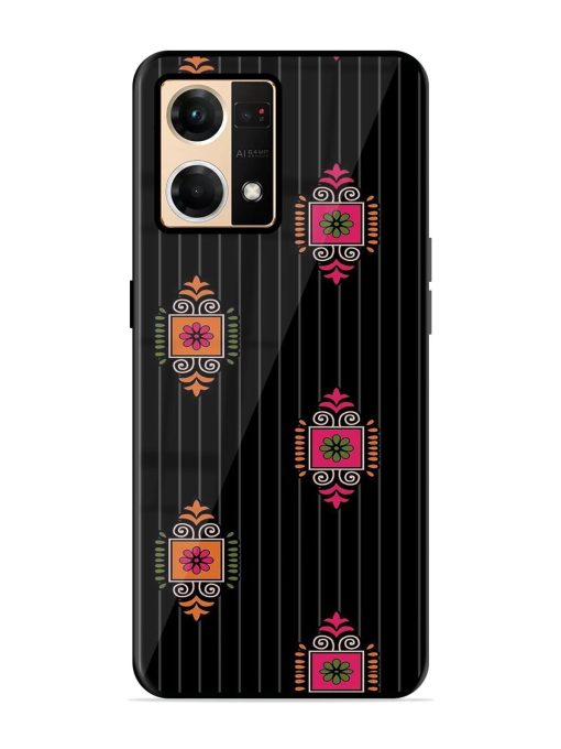 Ornate Elegance Glossy Soft Edge Case for Oppo Reno 7 (4G) Chachhi