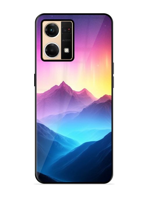 Cosmic Mountains Glossy Soft Edge Case for Oppo Reno 7 (4G)