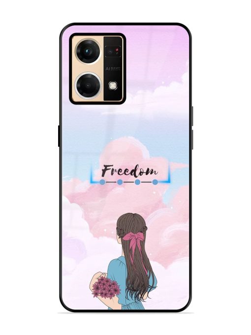 Skyward Dreams Glossy Soft Edge Case for Oppo Reno 7 (4G) Chachhi